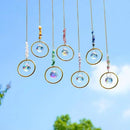 7PCS Crystal Suncatchers Rainbow Maker Healing Crystals for Window Prism Balls Indoor Outdoor Hanging Ornament Pendant Decor for Home, Garden, Wedding, Christmas by GreenHaven Gardens