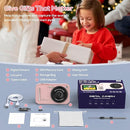 Digital Camera for Kids, WITYEAH 48MP FHD 1080P Point and Shoot Digital Cameras with 16X Zoom Anti-Shake, Compact Portable Cameras for Photography, for Boys Girls Teens Beginners-Pink by TinyTreasures Baby Boutique