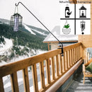 Ashman Deck Hook (1 Pack, 49-Inch Deck Hook), Double Forged Solid Metal Single Piece Rod, Ideal for Bird Feeders, Plant Hangers, Coconut Shell Hanging Baskets, and Lanterns. by GreenHaven Gardens