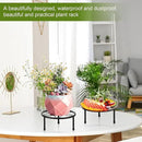 ESRICH Plant Stands, Metal Plant Stands Indoor, Plant Stand,Heavy Duty Plant Stands for Multiple Plant , Anti-Rust Iron Plant Pot Shelffor Planter, Potted Plant Holder for Garden Home ( 2 Pack 7.8in) by GreenHaven Gardens