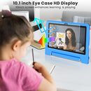 Kids Tablet 10.1 inch Android 14 Octa-Core 64GB 6000mAh Kids Space Parental Control 1280 * 800 HD Touchscreen Shockproof Case Dual Camera Gift for Toddler Children (Blue) by TinyTreasures Baby Boutique