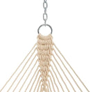 Hatteras Hammocks Deluxe Oatmeal Duracord Rope Hammock with Free Extension Chains & Tree Hooks, Handcrafted in The USA, 450 LB Weight Capacity, 13 ft. x 60 in by GreenHaven Gardens