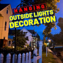 HONGLAND 2 Pack Solar Lantern Outdoor - Metal Fish Hanging Decoration - Waterproof Warm LED Lights Outside - Unique Gifts for Garden Man Women Holiday Days, Birthdays, Attractive Addition to Yard Art by GreenHaven Gardens