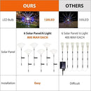 Solar Garden Firework Lights Outdoor Waterproof 6 Pack, 120 LED Sparklers, Colorful, for Patio, Backyard, Sidewalk, Christmas, Parties by GreenHaven Gardens