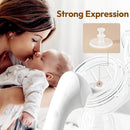 NCVI Manual Breast Pump for Breastfeeding Small Nipple, 20mm Silicone Soft Flange Single Hand Held Pump Breast Milk 4oz, BPA-Free with Two Kinds of Suction Adjusted Suitable for 17/18/19/20mm Nipples by TinyTreasures Baby Boutique