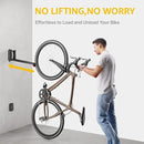 monTEK Swivel Bike Wall Mount, No Heavy Lifting Required Bike Wall Mount, Bike Hangers for Garage, Space-Saving Bike Rack Garage, Easy to Load and Unload, Bike Hanger Can Hold Up to 77 lbs, 4 Pack by GreenHaven Gardens