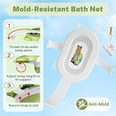 AVIDOR Baby Bathtub,Collapsible Bathtub for Newborn to Toddler,Durable Essential Infant Bath Tub,Portable Travel Baby Tub with Soft Cushion,No-Slip Hanging and Detachable(Green) by TinyTreasures Baby Boutique