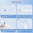 Electric Toilet Brush, HKFIF Toilet Brush with Holder, 360 Degree Powerful Cleaning Easily Eliminate Stains and Residue, 2 Speeds Rechargeable Motorized Toilet Scrubber by CozyNest Decor