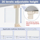 Ciilee Baby Bed Rail for Toddlers Portable Travel Kids Beds Guard Rails for Queen Bed Foldable Children Side Railing for Twin Beds Adjustable Bedrail Barandas para Camas de Niños（Grey,48in by TinyTreasures Baby Boutique