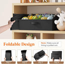 Lifewit Storage Baskets for Shelves, 6 Packs Non-woven Fabric Trapezoid Closet Organizer Bins with Handles, Foldable Clothing Containers Box for Clothes, Toy, Towel, Book, DVD, Hats, Large-Black by TinyTreasures Baby Boutique