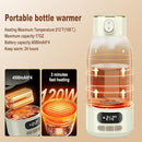 Portable Bottle Warmer for Travel-Various Heating Modes for Breast Milk& Water&Tea. 17 Ounces Large Capacity Portable Milk Warmer for Baby,Fast Heating Speed and Long Battery Life with High Capacity by TinyTreasures Baby Boutique