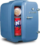 IBMF4SLT Fridge for Bedroom, Skincare, Portable Cooler & Warmer for Makeup, for Office & Home Refrigerator, Mini (4 L / 6-Can), Slate Blue by CozyNest Decor