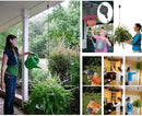 Pack Plant Hook Pulley, Retractable Plant Hanger Easy Reach Hanging Flower Basket for Garden Baskets Pots and Birds Feeder Hang High up and Pull Down to Water Or Feed (Black 6Pack) by GreenHaven Gardens