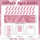 20 Pack Dusty Rose 10FT Cheesecloth Table Runner 20 x 120 Inch Long Rustic Gauze Fabric Cheese Cloth Table Runner for Wedding Bridal Baby Shower Table Decorations Boho Sheer Birthday Party Table Decor by CozyNest Decor