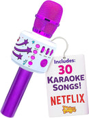 Move2Play, Kids Karaoke Microphone | Includes Bluetooth & Pre-Loaded Songs | Birthday Girls Present for All Ages, 2, 3, 4, 5+ Year Old Girls, Boys & Toddlers (Purple) by TinyTreasures Baby Boutique