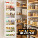 SpaceAid 1 Pack Over The Door Organizer with 5 Large Pockets and 10 Mesh Side Pockets, 5 Layers Door Organizer Hanging with Clear Window for Bedroom, Bathroom, Pantry and Nursery, White by CozyNest Decor