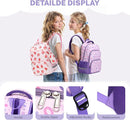 mygreen 3PCS Kids Backpack Set - Waterproof Bookbag with Lunch Box for Girls Ages 3-12, Adorable Cartoon Prints for School & Outdoor Use Green Mermaid by TinyTreasures Baby Boutique