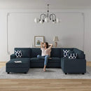 L Lengend Vansen Modular Sectional Sofa U Shaped Couch with Ottoman Modern Reversible Corner Sectional Couch for Living Room (Charcoal, U Shaped Sofa-3) by CozyNest Decor