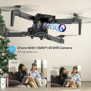 Drone With Camera 1080P for Kids And Adults, RC Quadcopter with Altitude Hold, Mini Drone With One Key Start, Waypoint Fly, Headless Mode, 3D Flip, 3 Speeds, Remote Control Drone for Beginners by TinyTreasures Baby Boutique