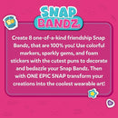 Skillmatics Craft Activity - Snap Bandz, Friendship Bands, DIY Jewelry Art & Craft Activity, Mess-Free, Creative Kit, 8 Bands (8.6"), Gifts for Girls & Boys Ages 4, 5, 6, 7, 8, 9, 10 by TinyTreasures Baby Boutique