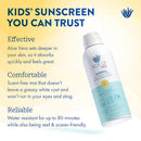 Aloe Up Kids Broad Spectrum Mineral Sunscreen Spray SPF 50 - Alcohol-Free Face and Body Sun Protector for Sensitive Skin - With Gen2 Zinc Oxide and Aloe Vera - Reef Safe - Fragrance-Free - 4.5 Oz by TinyTreasures Baby Boutique