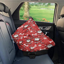 Binienty Christmas Santa Claus Nursing Cover for Moon Christmas Decor Soft Lightweight Car Seat Canopy Multi Use Breastfeeding Covers Breathable and Comfy by TinyTreasures Baby Boutique
