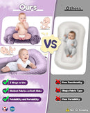 Baby Lounger Pillow 3-in-1 Infant Lounger Pillow for Newborn 0-24 Months, Portable Tummy Time Mat for Home and Travel, Breathable & Soft Baby Seat for Baby by TinyTreasures Baby Boutique