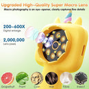 Kids Microscope Handheld Portable Mini 2.4" - 600X FHD Digital Microscope for Kids - Educational Science Toys, Boys & Girls Christmas Birthday Gifts, Outdoor Toys for Kid's Ages 4-8 8-13 by TinyTreasures Baby Boutique