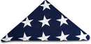 This Folded Memorial Flag American US Cotton Flag 5x9.5 FT Premium 100% Cotton For Veteran, Embroidered Stars, Sewn Stripes, 4 Rows of Lock Stitching, Brass Grommets USA Burial Casket Flags by GreenHaven Gardens