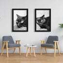 VCK Poster Frames 20x30 Black 3-Pack, Solid Wood Picture Frames for Wall Mounting Hanging Art and Puzzle Frame by CozyNest Decor