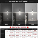 OKELI Modern Pendant Light,3Color LED Bubble Crystal Island Light Fixtures,Black Mini Pendant Lighting for Kitchen Island,Bar,6W,3000-6000K,ETL by CozyNest Decor
