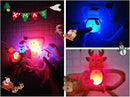 Christmas LED Pop Tubes Light Up 4 Pcs Sensory Fidget Toys, Telescopic Suction Cup Santa Toys Autism Christmas Party Favors Game Prizes Goody Bags Stocking Stuffers Treats for Kids 3+ (Christmas) by TinyTreasures Baby Boutique