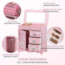 Children Jewelry Box For Girls Pink Princess Castle Girls Little Girl Birthday Christmas girl jewelry box by TinyTreasures Baby Boutique