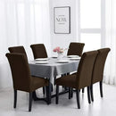 Joccun Chair Covers for Dining Room Set of 2,Dining Chair Slipcovers Stretch Dining Room Chair Covers Seat Protector,Washable Parsons Chair Cover for Home,Banquet(Seal Brown,2 Pack) by CozyNest Decor
