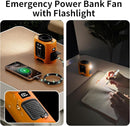 Socool 14500mAh Portable Waist Fan Clip on Belt 360 Rotation Wearable Rechargeable Personal Shirt Fan, 67H Cooling 5-Speed Battery Operated with Light, Neck Fan Hands-Free for Outdoor Jobsite Camping by TinyTreasures Baby Boutique