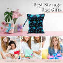 Waterproof Wet Bag for Swimsuit, Travel Beach Wet Dry Bag, Hidden Zipper Reusable Starfish Baby turtle Wet Bags, for Travel Beach Wet Swimsuits Toiletries Diapers Dirty Gym Clothes Laundry Bag by TinyTreasures Baby Boutique