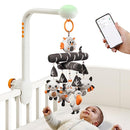 TUMAMA Baby Crib Mobile, High Contrast Baby Crib Toy with Projection Night Light, Music and White Noise, Soft Plush Animal Black and White Hanging Toy for Infant 0 3 6 9 Months Newborn Gift by TinyTreasures Baby Boutique