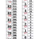Tatuo Growth Chart Wall Labels Height Indicator Tape Ruler Growth Chart Decor Height Indicator Adhesive Ruler for Home Room Measuring(White) by TinyTreasures Baby Boutique