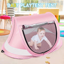 Baby Beach Tent,Large Pop Up Beach Tent Sun Shade for Beach,Portable Baby Travel Tent with Mosquito Net,Indoor Baby Play Tent,UPF 50+ UV Protection Sun Shelters for Infants by TinyTreasures Baby Boutique