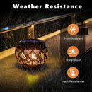 VEWOGARDEN 2 Pack Solar Lanterns Outdoor Waterproof Solar Lantern Hollow Out Metal Butterfly Lantern Solar Lights for Patio Garden Table Decor by GreenHaven Gardens