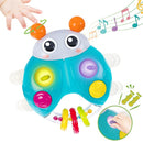 Ladybug Baby Light Up Toys with Rattle Led Light Music, Interactive Educational Fine Motor Development Toy for 3-6-12-18-24 Months Baby Toddler by TinyTreasures Baby Boutique