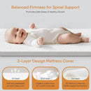 3-in-1 Baby Bassinet, Rocking Bassinet, Bedside Bassinet for Baby, Stable and Secure Bassinet Bedside Sleeper for Newborn & Infant, 6 Height Adjustable with Wheels, Mattress & Breathable Mesh by CozyNest Decor