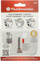 Fluidmaster 8302P8 Flush 'n Sparkle Automatic Toilet Bowl Cleaning System Bleach Replacement Cartridge Refills, 2-Pack by CozyNest Decor