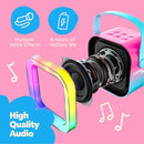 Move2Play, Karaoke Machine for Kids | Includes 20+ Kid Songs | 2 Microphones | Connect with Bluetooth | 3, 4, 5, 6, 7+ Year Old Gift | Toy for Girls, Boys, & Toddler | Birthday Present by TinyTreasures Baby Boutique