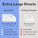 Skipper 50% LARGER Laundry Detergent Sheets Starter Kit (120 sheets / 240 loads) + Storage Tin - Orange Blossom by CozyNest Decor