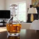 Ravenscroft Crystal | Elegant European-Made Hand-Blown Thomas Jefferson Decanter with Stopper | 100% Lead-Free Crystalline | 47.5 FL Oz | Gift-Boxed by CozyNest Decor