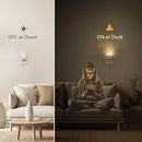 Bubble Night Light Plug in, LED Acrylic Night Light, 2 Pack, Decorative Dimmable Nightlight Dusk to Dawn Sensor, Soft 3000K Warm Nightlight for Bathroom, Hallway, Bedroom by TinyTreasures Baby Boutique