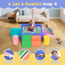 Lischwert Foam Climbing Blocks for Toddlers, Soft Play Ball Pit, Baby Climbing Blocks Soft Play Climbing for Toddlers with Foldable Block and Tunnel Indoor Climbing Toys for Toddler 1-3 by TinyTreasures Baby Boutique