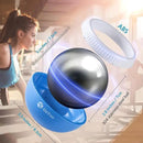 Cryosphere Cold Massage Roller Ball - 2.8 Inches Cryosphere Cold Roller for 6 Hour Cold Massage, Detachable Rolling Ball, Ice Roller Cryoball for Deep Tissue Massage, White and Blue by CozyNest Decor