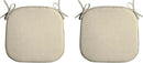 Arden Indoor/Outdoor Foam Seat Pad, 2 Pack, 17 x 16, Patio Cushion, Water Repellent, Fade Resistant, Foam Cushion Tan Leala